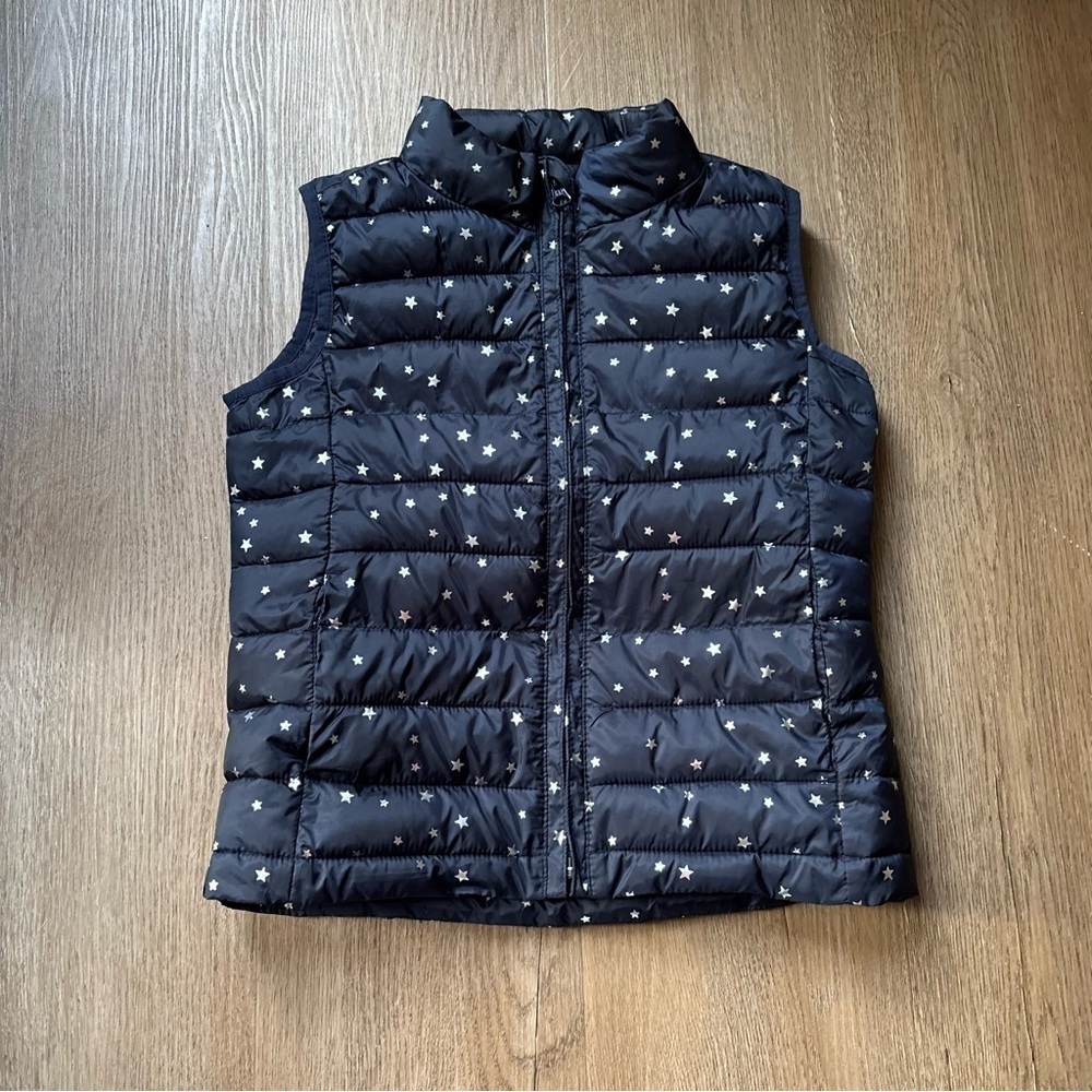 Gap Kids Starry Navy Puffer Vest Size Small